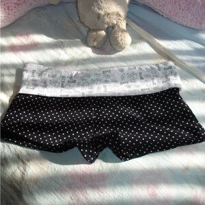 Roxy Black and White Polka Dot Women's Shorts